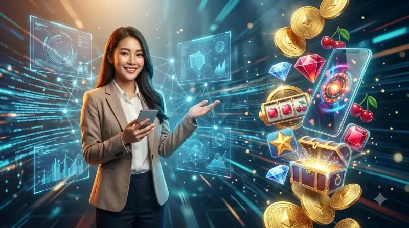 Điện thoại có cảnh báo tam giác đỏ, biểu tượng cho những sai lầm cần tránh khi chơi nổ hũ mobile
